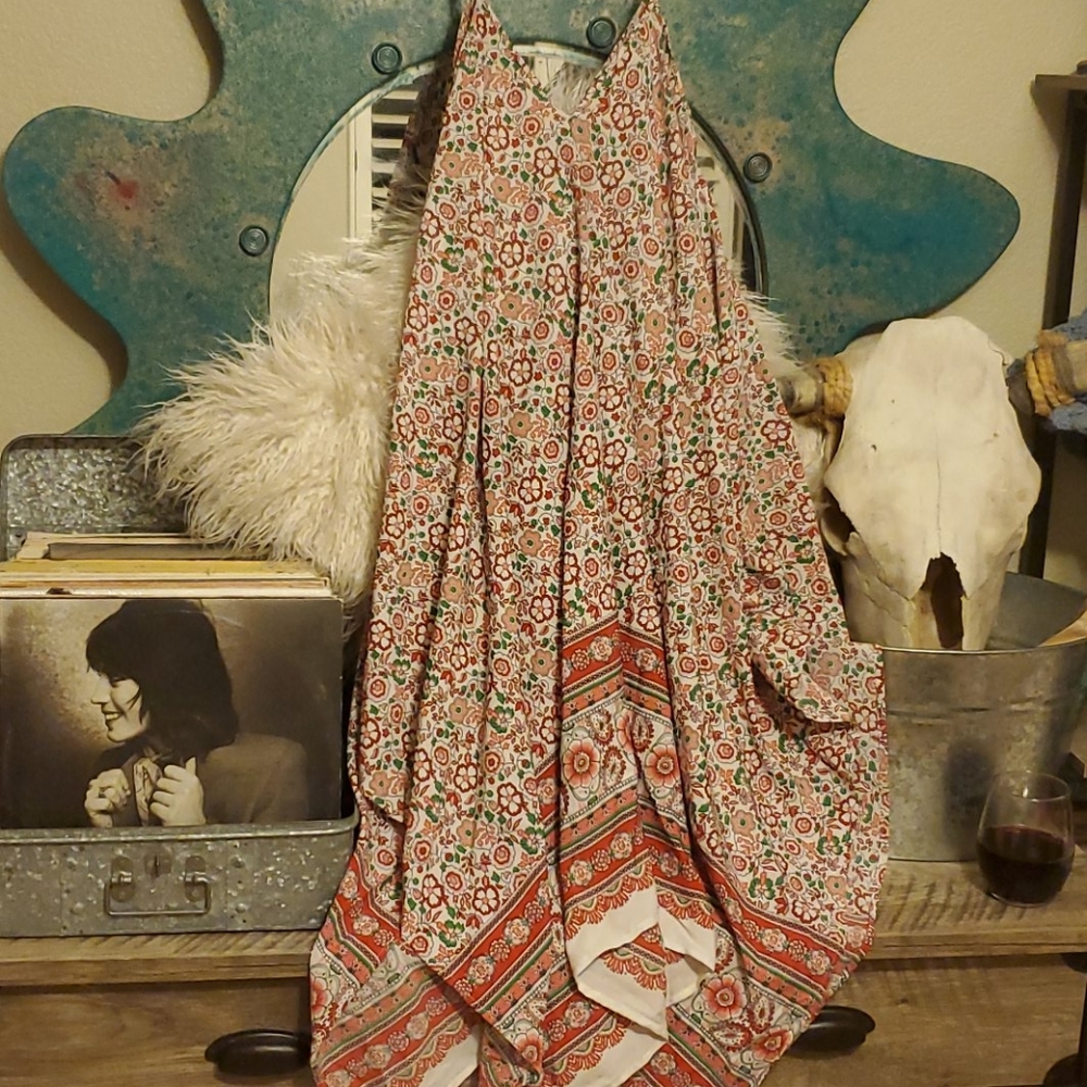 Multi colored boho dress